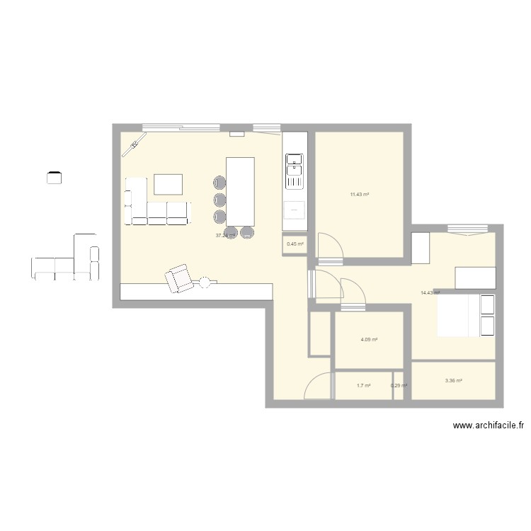 Notre Maison 1. Plan de 0 pièce et 0 m2