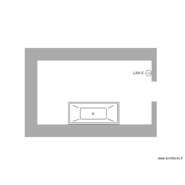 Ereffe  Rez SDB réseau. Plan de 0 pièce et 0 m2