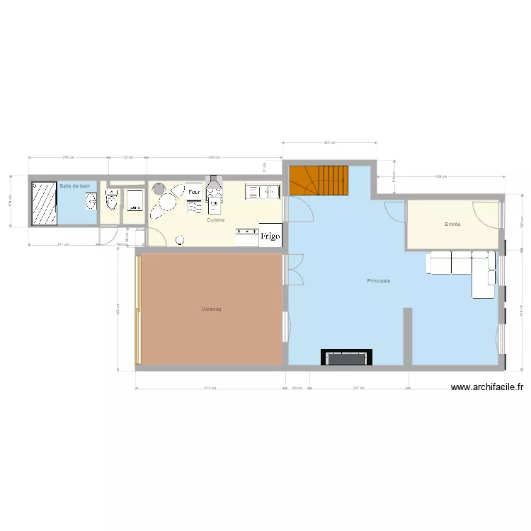 Electricite Pieces. Plan de 