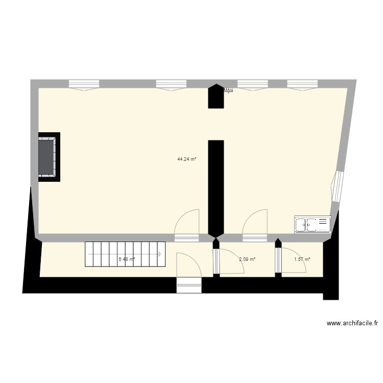 PLAN MAISON PLAVAN. Plan de 0 pièce et 0 m2