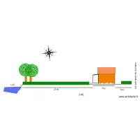 vue en coupe chalet 60