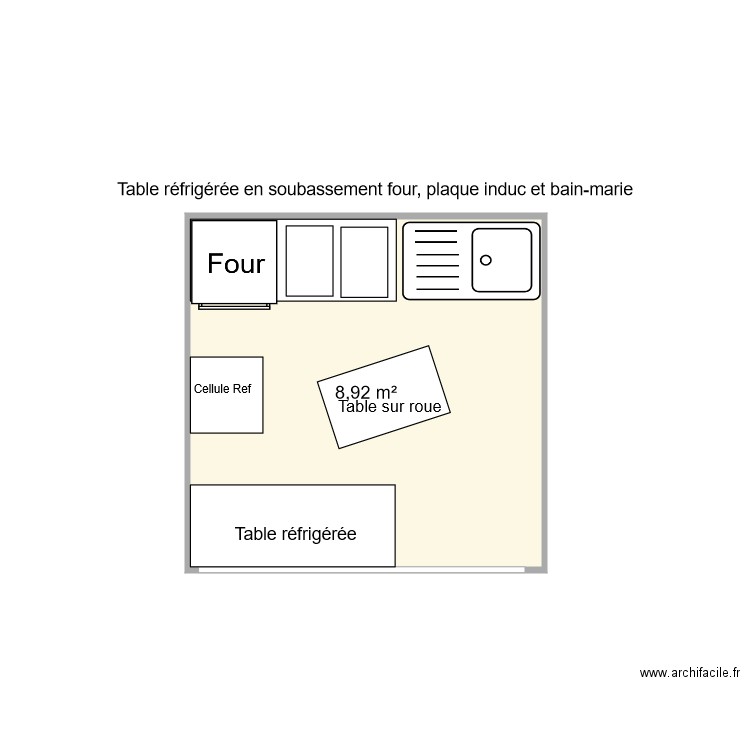 Hall NANTES 2. Plan de 1 pièce et 9 m2