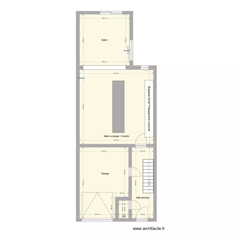 Maison Alison et Louis. Plan de 
