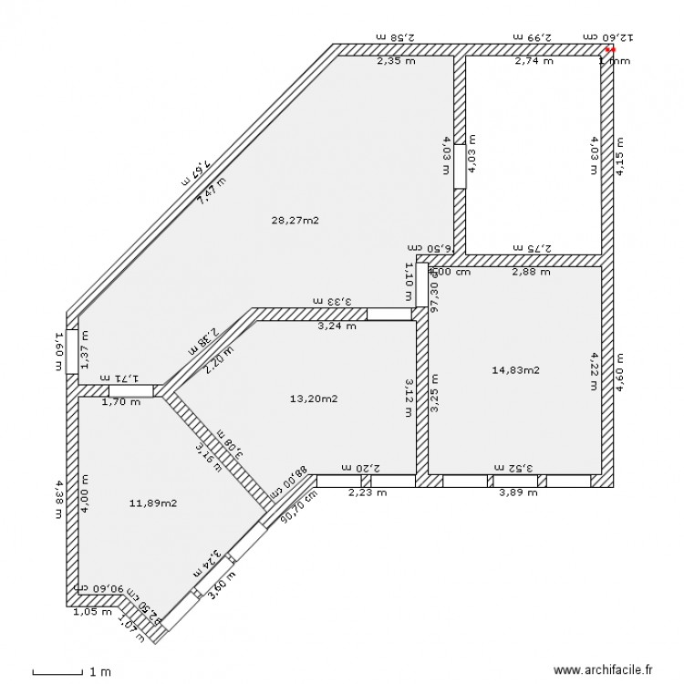 bureau lyon. Plan de 0 pièce et 0 m2