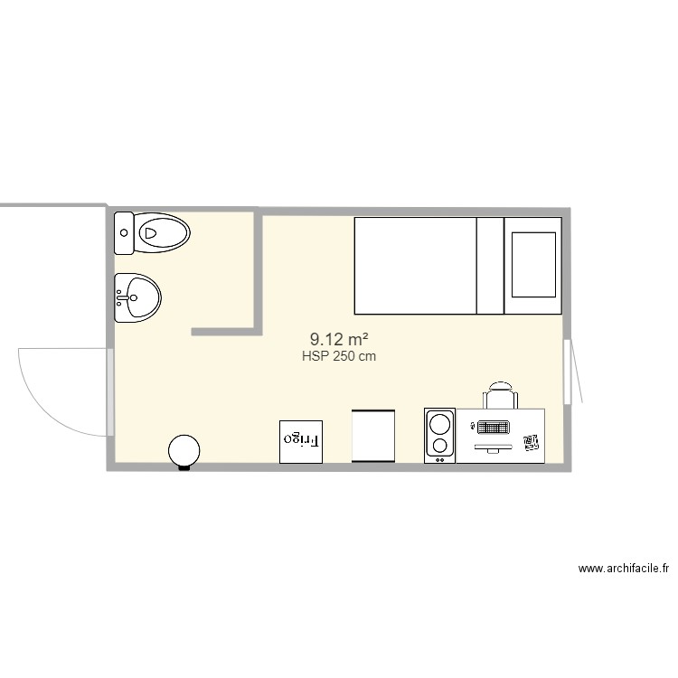 Cellule. Plan de 0 pièce et 0 m2