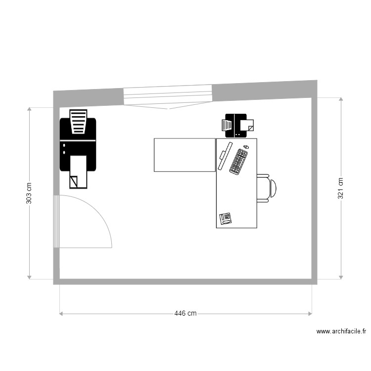 Presbytère secrétariat. Plan de 0 pièce et 0 m2