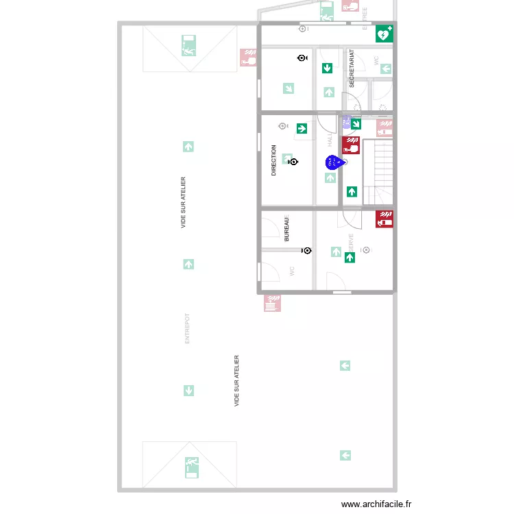 ge rez droite. Plan de 