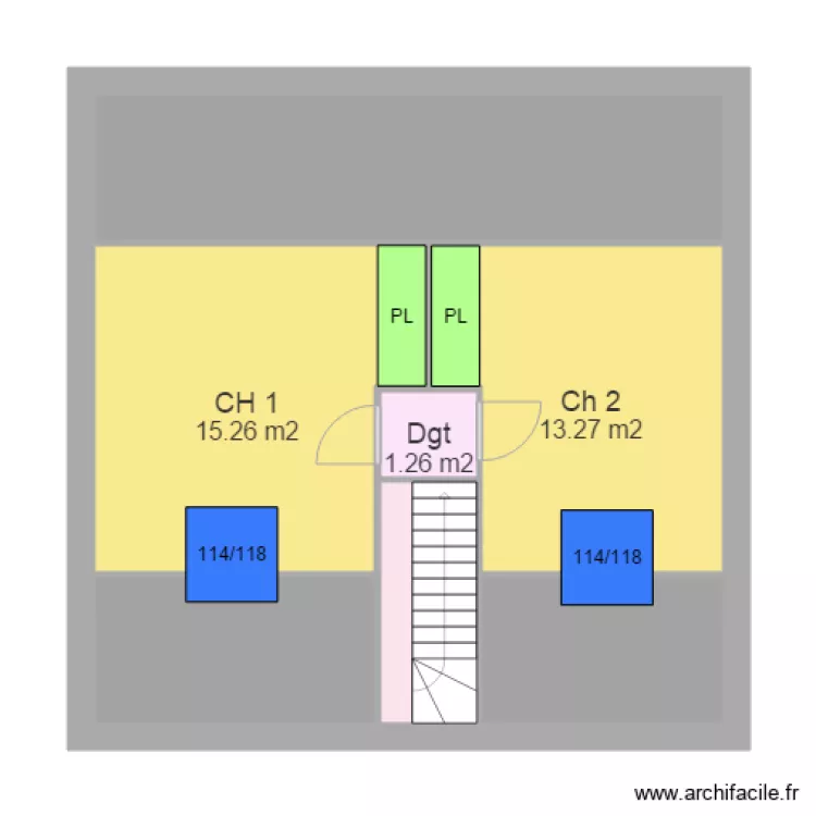 DESCAMPS Etage. Plan de DESCAMPS Etage. Plan de