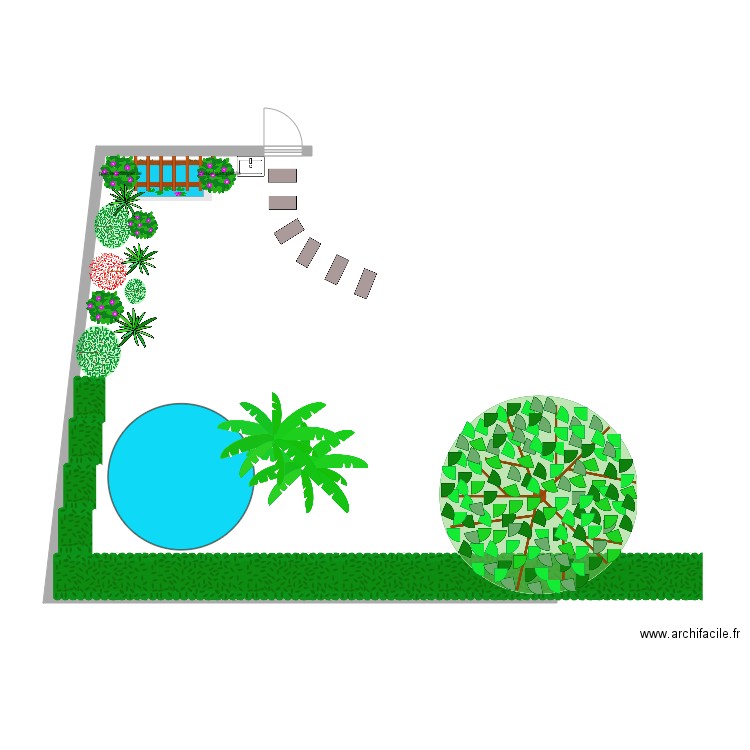 jardin projet 2. Plan de 0 pièce et 0 m2