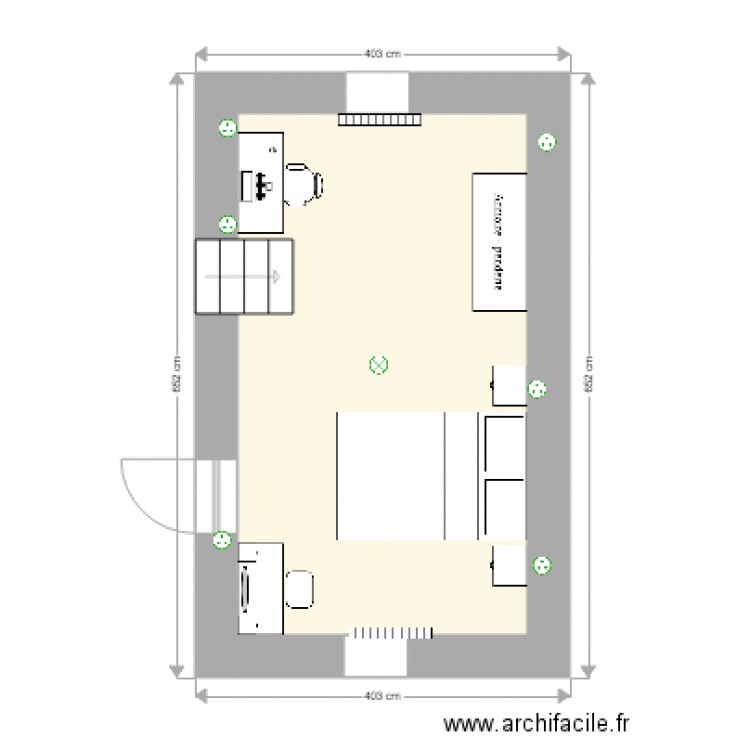 Chambre 2 Chantal . Plan de 0 pièce et 0 m2