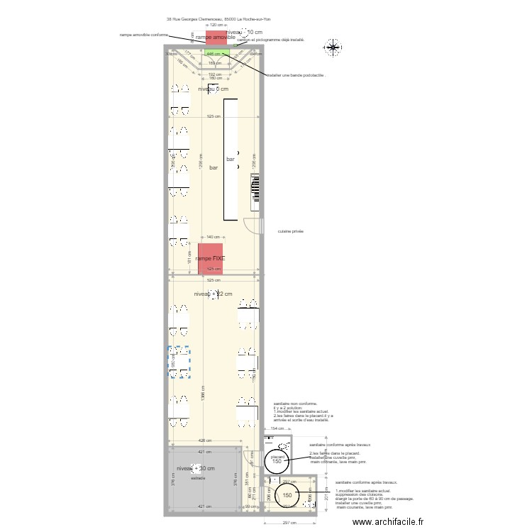 arcade roche sur yon  travaux. Plan de 0 pièce et 0 m2