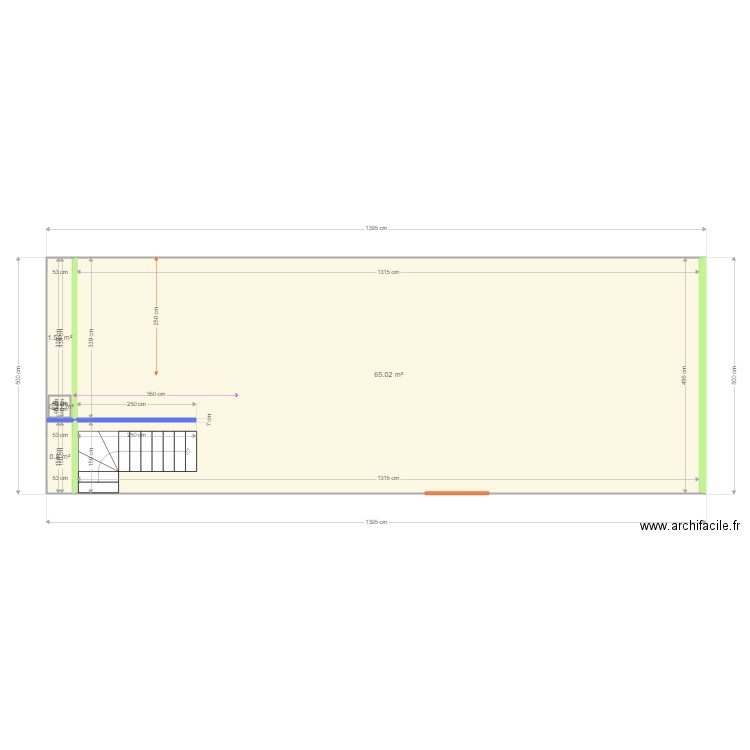 ETAGE SOPHIE ROELANDT PLAN ZERO. Plan de 0 pièce et 0 m2