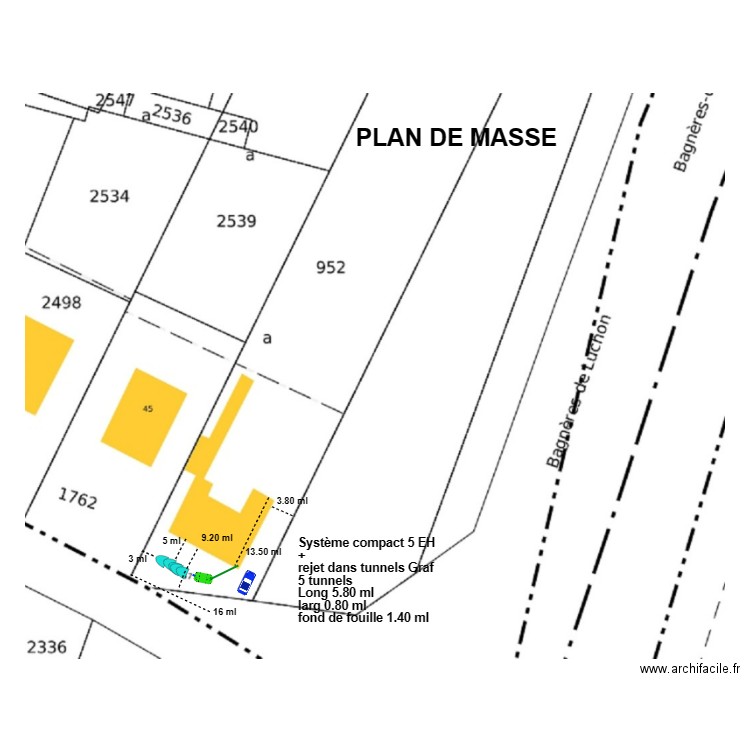 Zitoune tunnel. Plan de 0 pièce et 0 m2