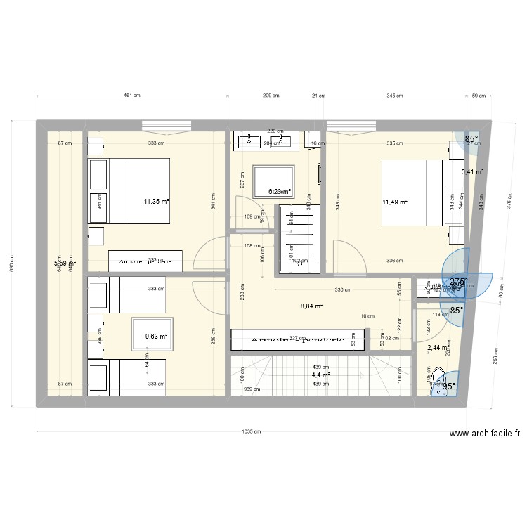 Fabre Gite Ille. Plan de 0 pièce et 0 m2