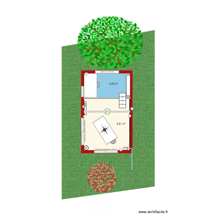 Atelier Houppeville. Plan de 0 pièce et 0 m2