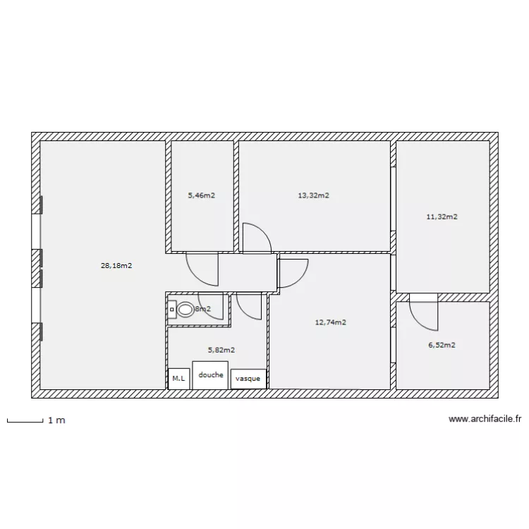 immeuble narbonne. Plan de immeuble narbonne. Plan de