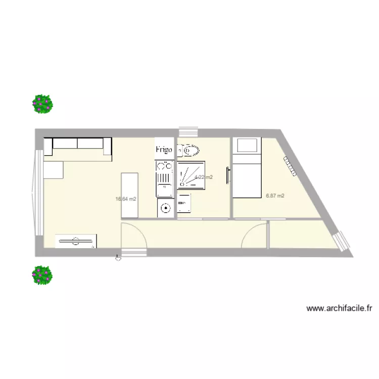 Garage 2. Plan de 