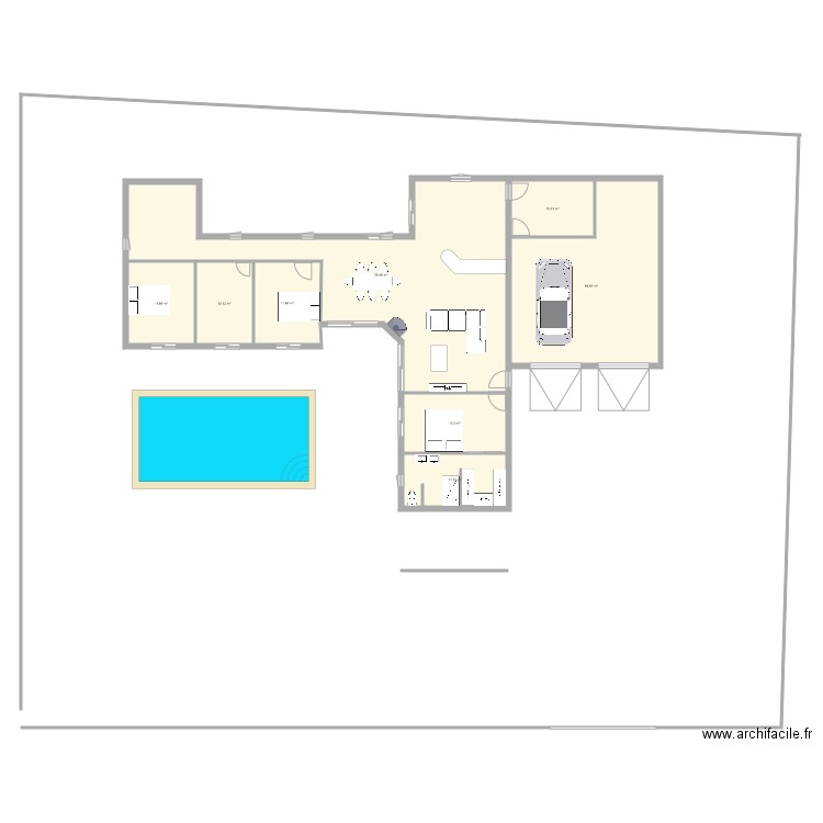 projet maison. Plan de 0 pièce et 0 m2