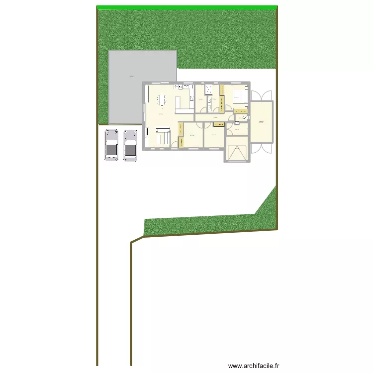 definitif meubl&eacute;. Plan de 