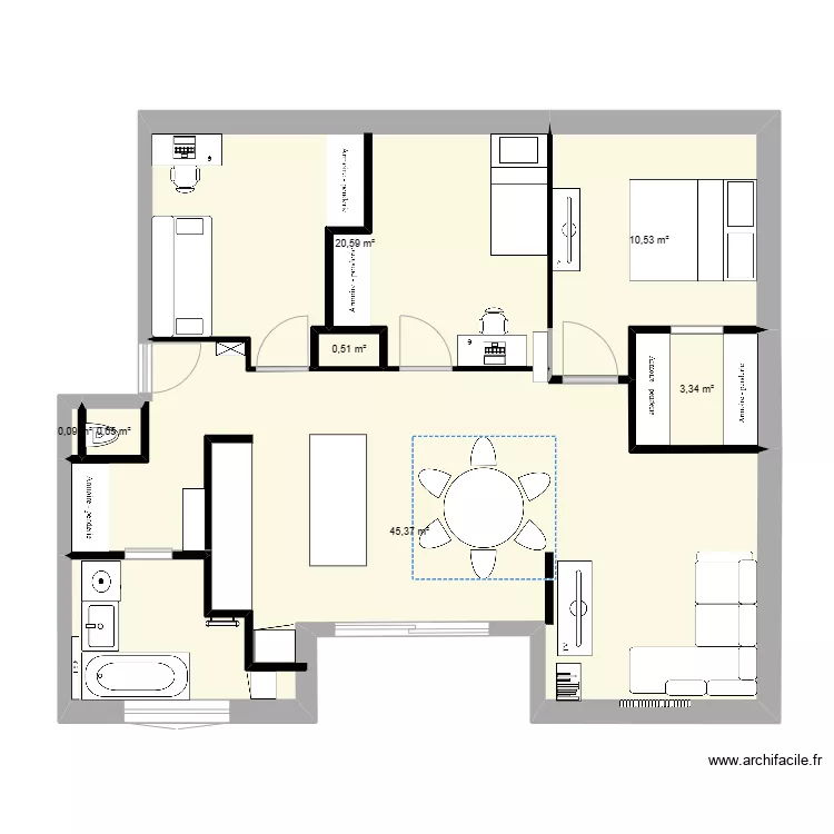 projet vincent. Plan de 