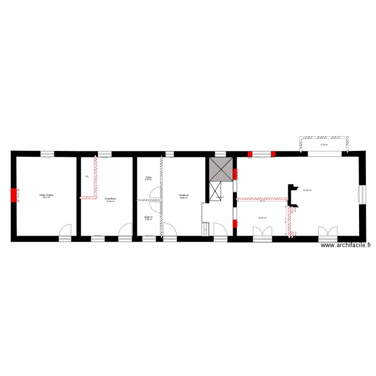 Déstruction Rouen R. Plan de 0 pièce et 0 m2