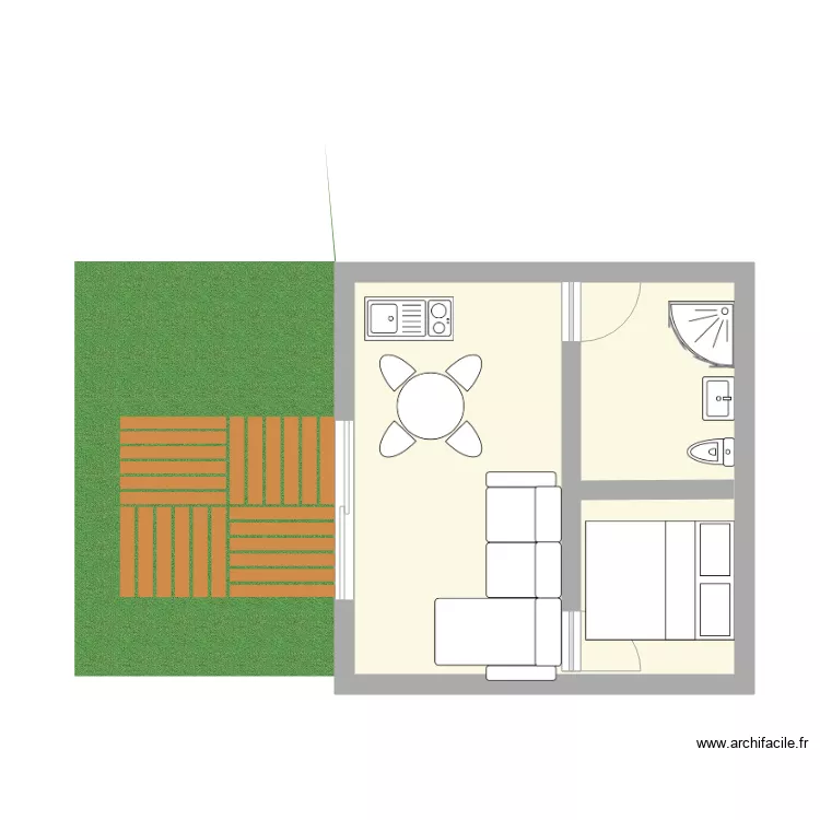 garage. Plan de 