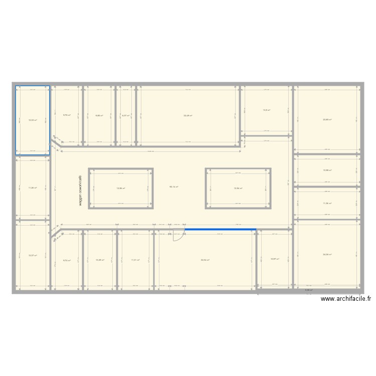 1er TPNA Bordeaux vierge. Plan de 0 pièce et 0 m2