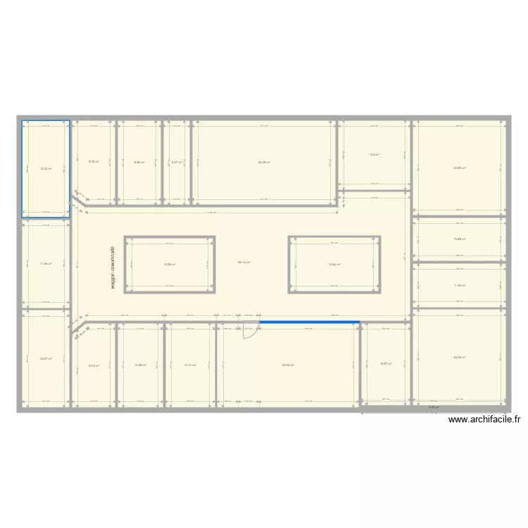 1er TPNA Bordeaux vierge. Plan de 