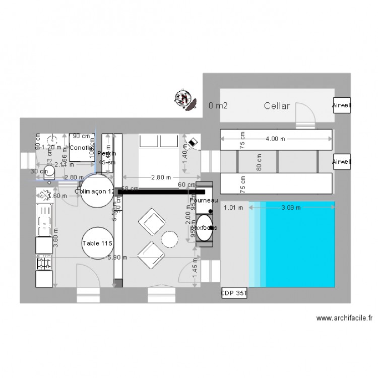 Brainstorming 7 punto 120. Plan de 0 pièce et 0 m2