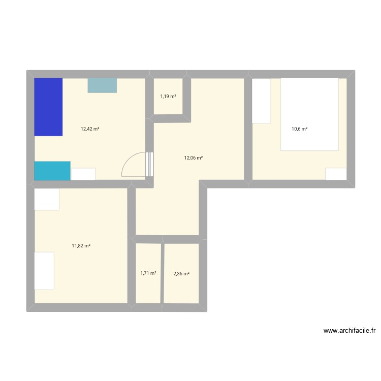 Maison Etage. Plan de 0 pièce et 0 m2