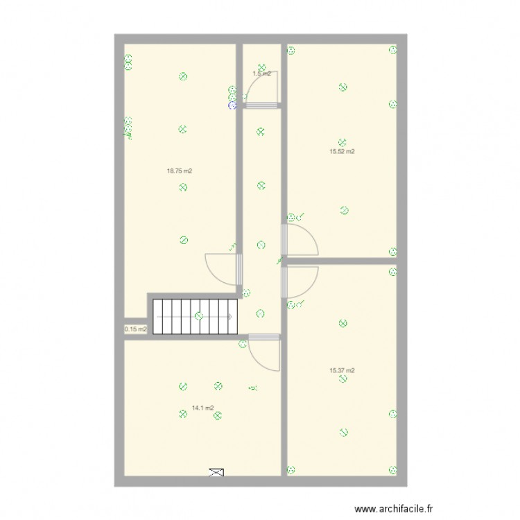 étage. Plan de 0 pièce et 0 m2