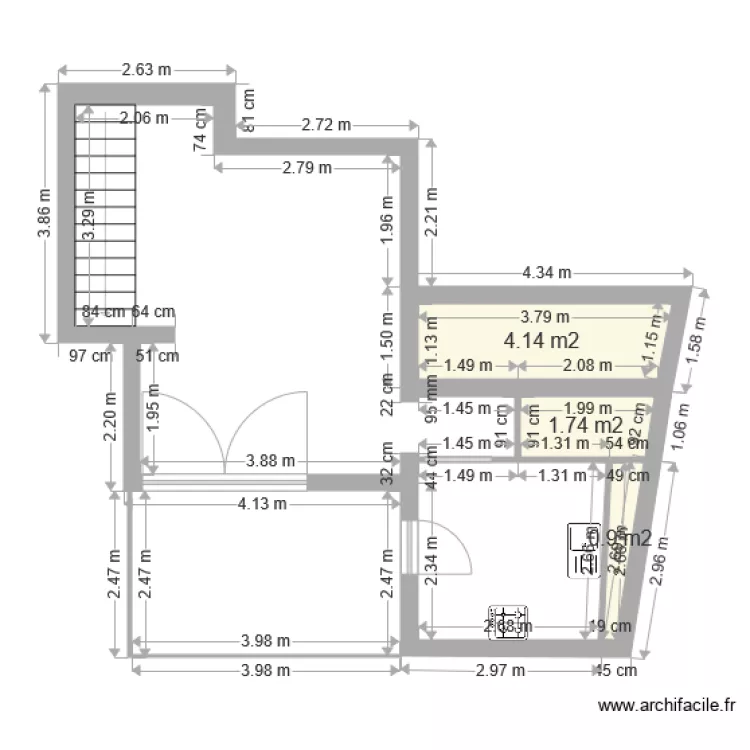 Le Plessis niveau interm&eacute;diaire. Plan de 