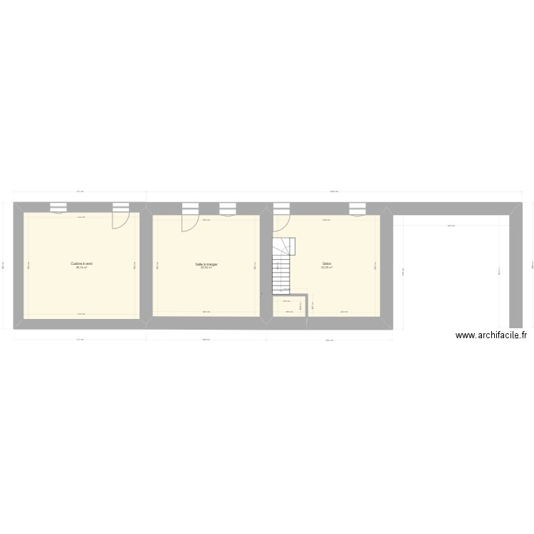 CHEZ VOIX RDC. Plan de 0 pièce et 0 m2