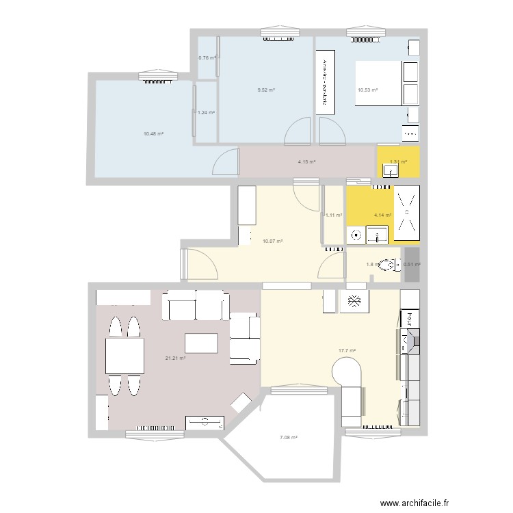 cuisine Ste Foy calpinage. Plan de 0 pièce et 0 m2