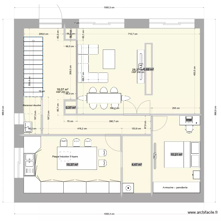 saint Laurent Darc A 1111. Plan de 
