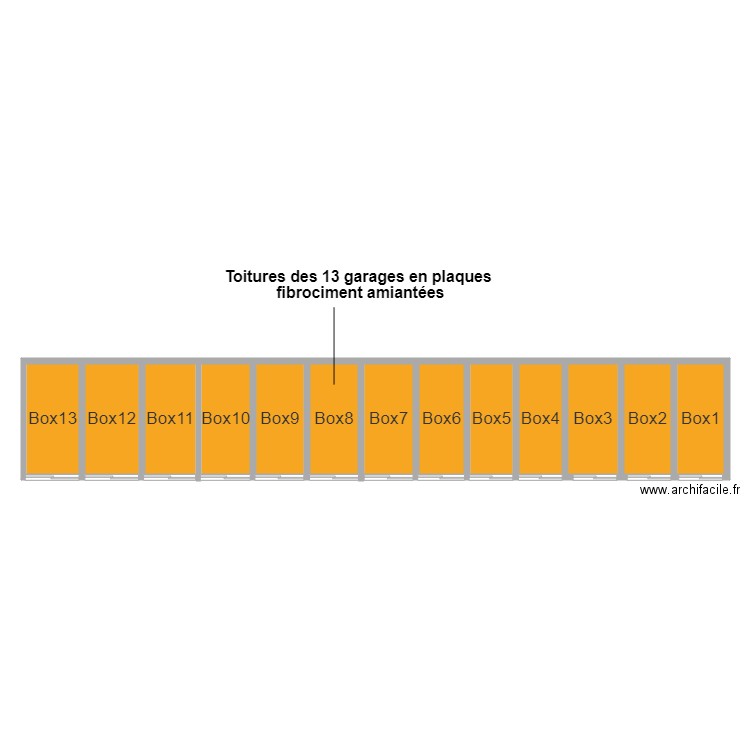 garages. Plan de 0 pièce et 0 m2