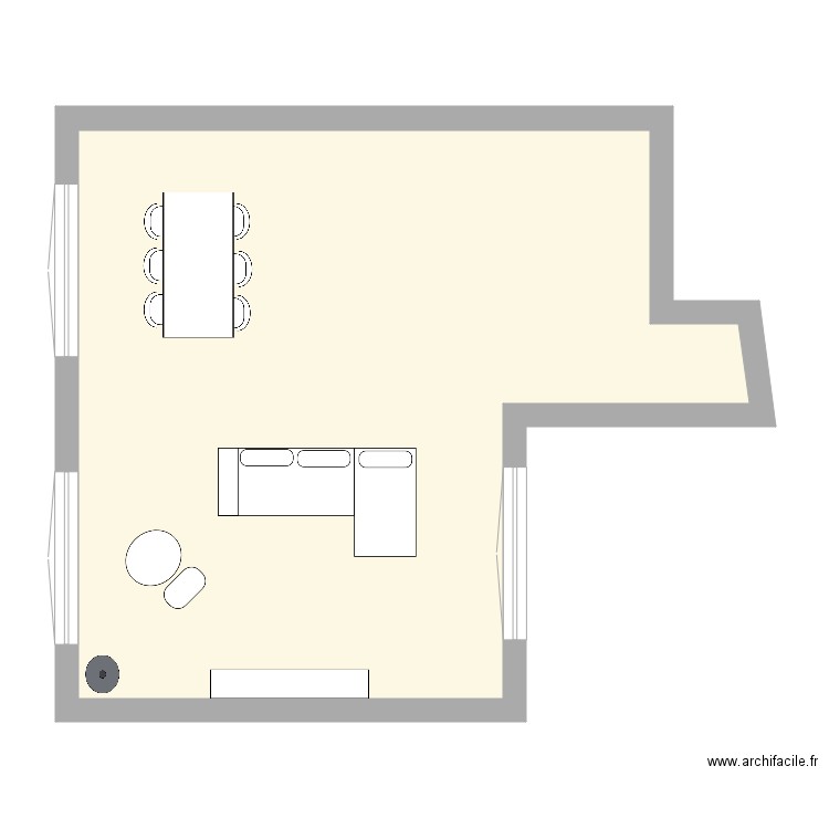 projhet. Plan de 0 pièce et 0 m2