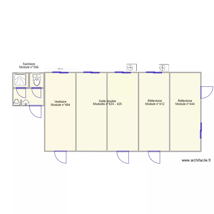 Base Vie VALENTIN CONSTRUCTION St Vulbas. Plan de 