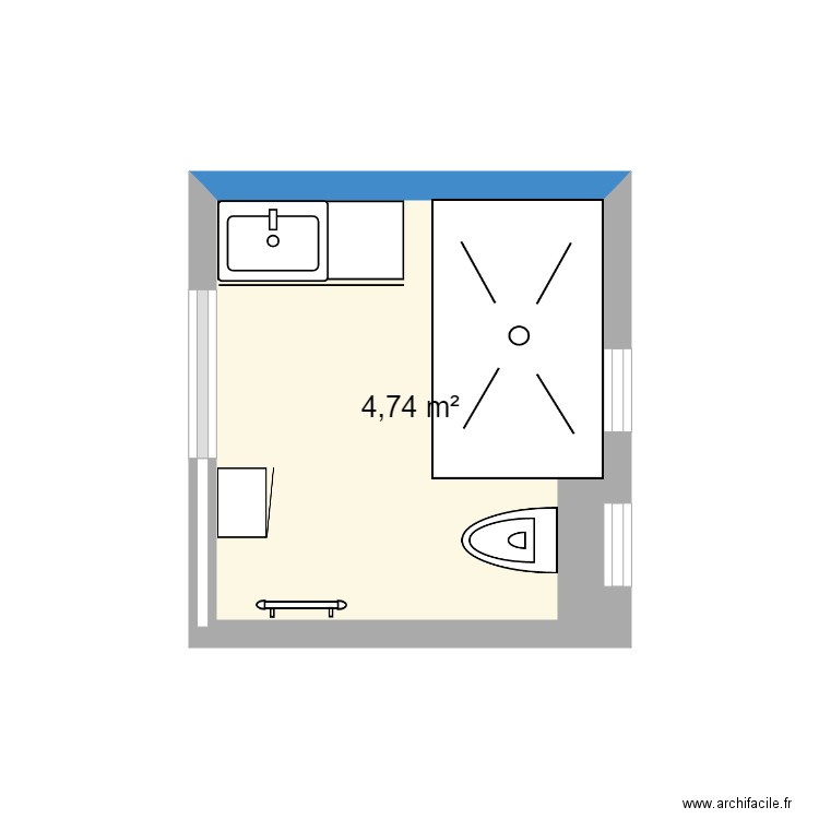 2 sdb Sourdeval. Plan de 0 pièce et 0 m2