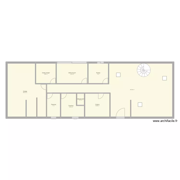 maison de r&ecirc;ve. Plan de 