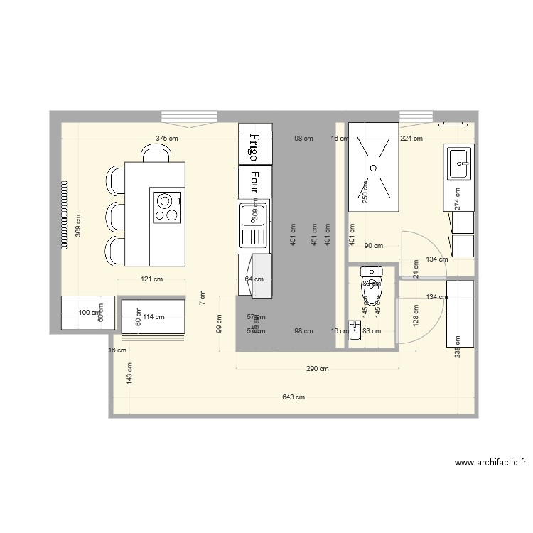 PLAN AMENAGEMENT BONNET. Plan de 0 pièce et 0 m2