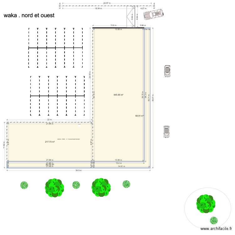 RESIDENCE WAKA nord et ouest. Plan de 0 pièce et 0 m2