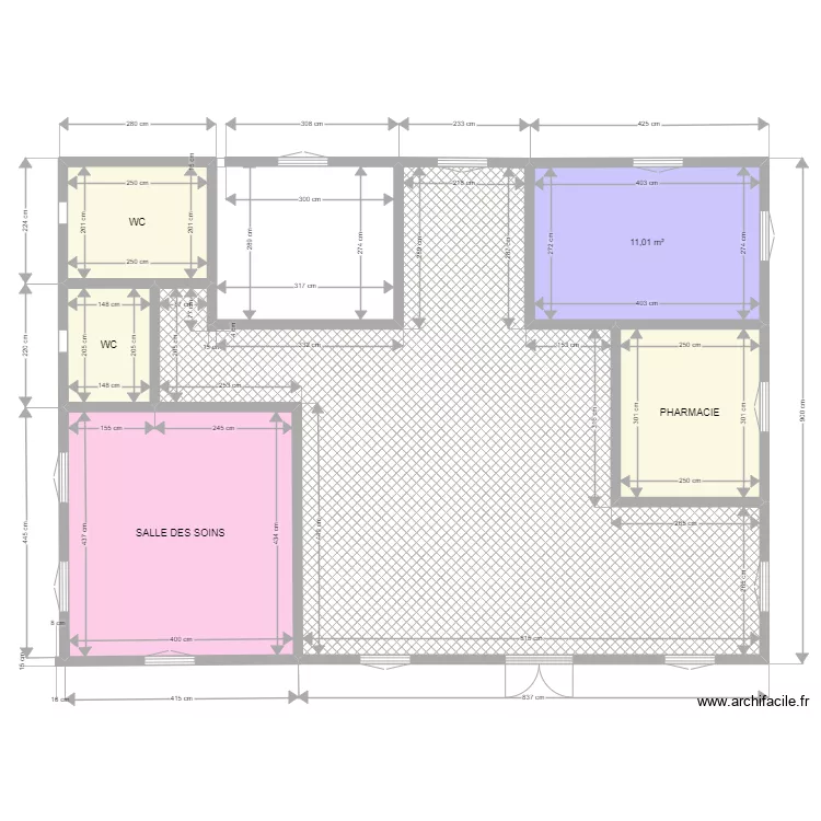 Maison Moderne de 3 Chambres , 1 Salon et 2 Douches interne avec 1 Cuisine interne. Plan de Maison Moderne de 3 Chambres , 1 Salon et 2 Douches interne avec 1 Cuisine interne. Plan de