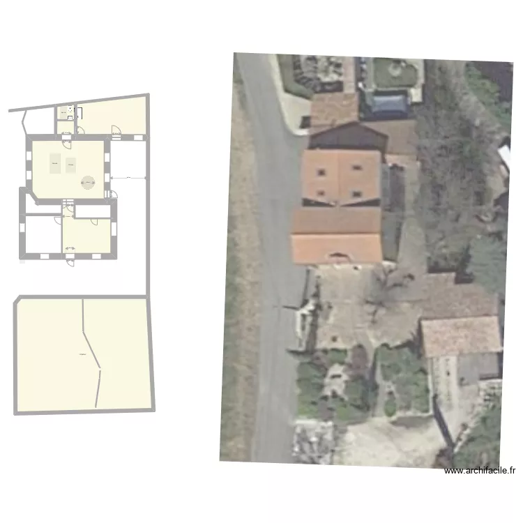 EX MAIRIE VEAUNES. Plan de 