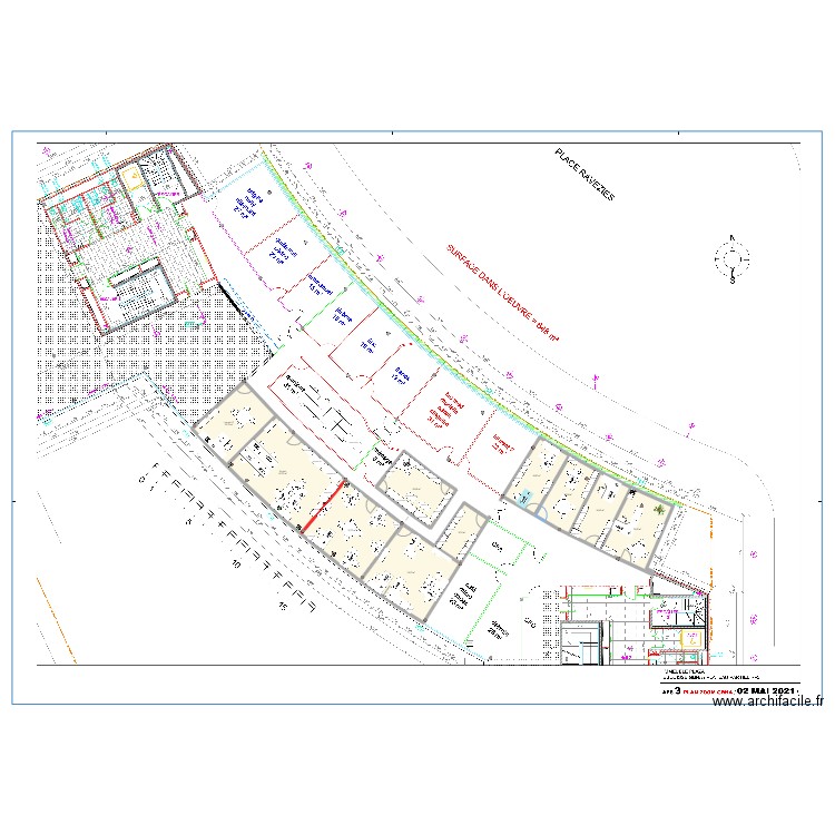 Ravezies. Plan de 0 pièce et 0 m2