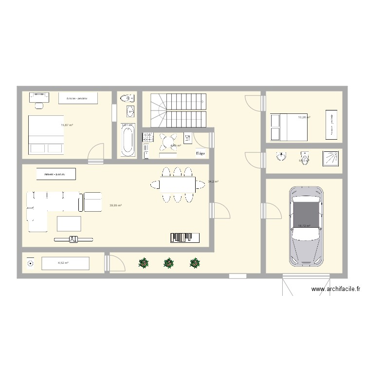 Maison Diamniadio 150 m2. Plan de 0 pièce et 0 m2