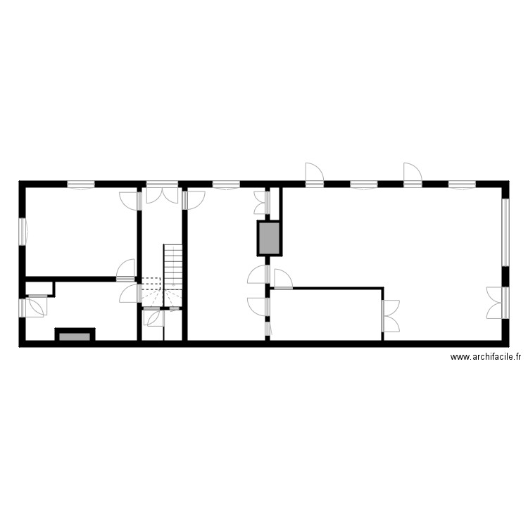 RDC HIBON. Plan de 0 pièce et 0 m2