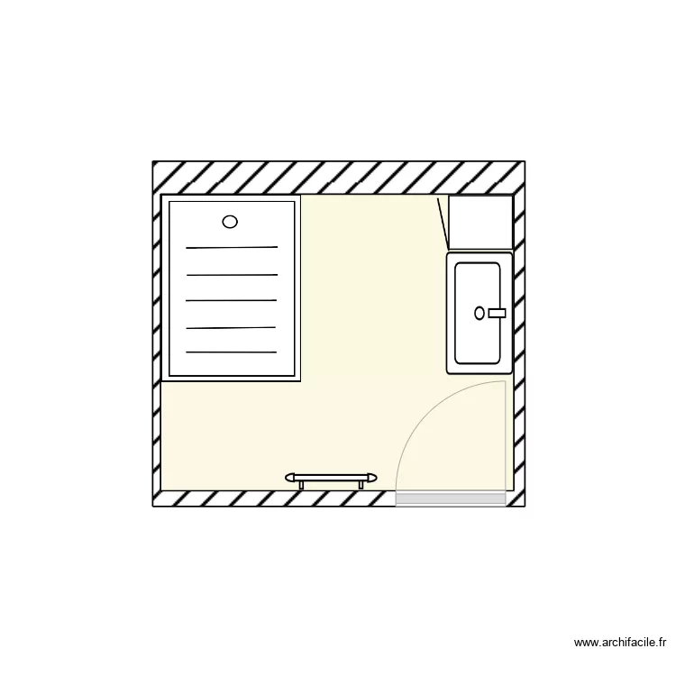 SDB PONCET. Plan de SDB PONCET. Plan de