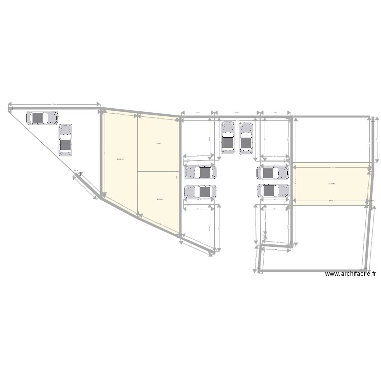 double remise. Plan de 0 pièce et 0 m2