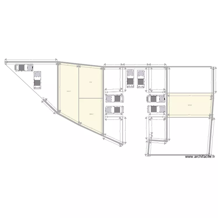 double remise. Plan de 